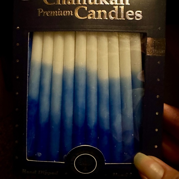 Rite Lite Premium Chanukah Candles/ Hanukkah Candles. Blue/White - Picture 4 of 4
